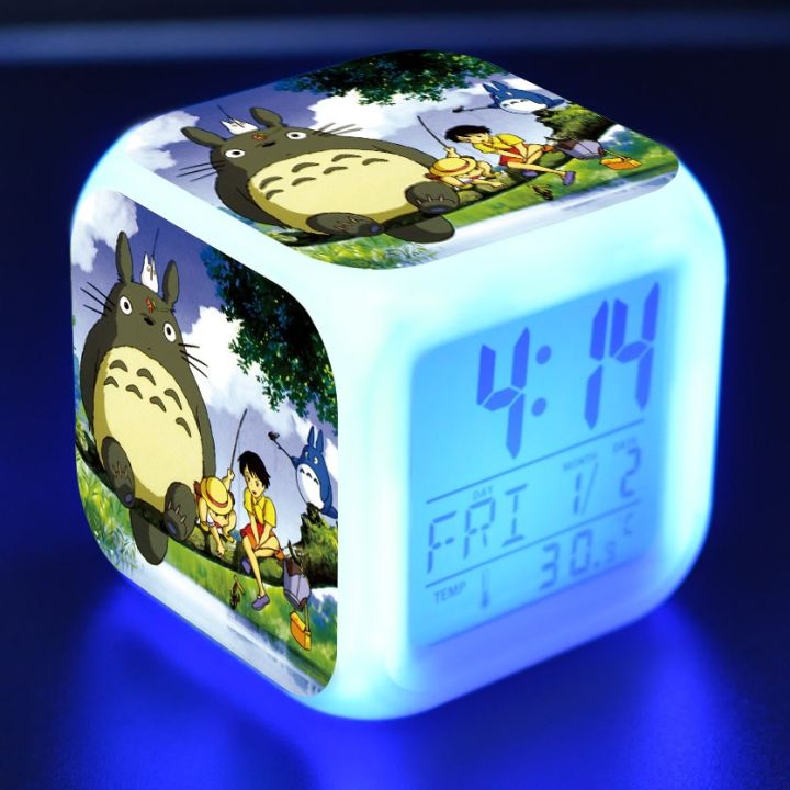 worth-buy-totoro-นาฬิกาไฟปลุกนาฬิกาปลุกเด็กนาฬิกาปลุกแบบติจิตอล-led-ตั้งโต๊ะ-reveil-บนโต๊ะ-reloj-despertador-wekker