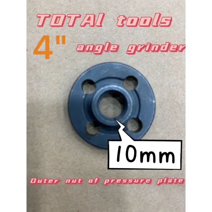 TOTAL Angle Grinder Flange Nut Inner Outer Round Metal Pressure Plate