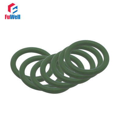 【2023】10pcs 3mm Thickness Green FKM O-ring Seals 404142mm OD Fluorous Rubber O Rings Hole Sealings Gasket