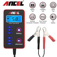 ZZOOI ANCEL BST60 Car Battery Tester 12V 100-2000CCA Battery System Analyzer Cranking Circut load Quick Test Car Battery Tool PK BM550