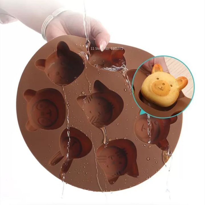 เครื่องทำเค้กโมเดลซิลิโคนเค้กรูปรูปการ์ตูนสำหรับเด็กอุปกรณ์เสริมพิมพ์ทำขนมเค้กสำหรับทารก