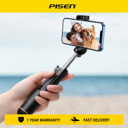 Pisen Mini Ảnh Tự Sướng Thanh Bluetooth 5.0 tay cầm xách tay camera điện