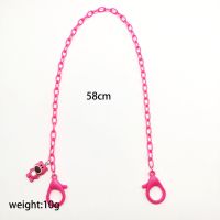 MENGXUAN Girls Anti-lost Chain Cute Glasses Chain Glasses Neck Lanyards Candy Color Monkey Boys Bear Comfortable Adjustable Glasses RopeMulticolor