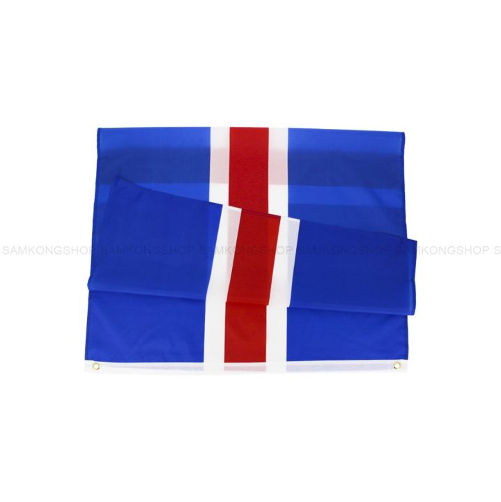 ธงชาติไอซ์แลนด์-iceland-ธงผ้า-ทนแดด-ทนฝน-มองเห็นสองด้าน-ขนาด-150x90cm-flag-of-iceland-ธงไอซ์แลนด์-ไอแลนด์