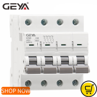 GEYA GYM9 4P MCB 6A-63A 6KA ความจุทำลาย MCB Din Rail Mini Circuit Breaker 6A-63A AC ประเภทโรงงานผู้ผลิตโดยตรง-asferttyre