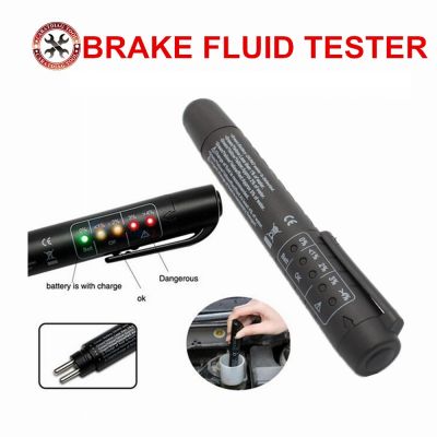 Brake Fluid Tester 5 LED Car Vehicle Automotive Testing Tool Battery Test Indicator Pen Car Vehicle Diagnostic Tools Detector A