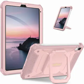 Fintie Hybrid Slim Case for iPad Mini 6 2021 (8.3 inch) - [Built-in Pencil Holder] Shockproof Cover Clear Transparent Back Shell, Auto Wake/Sleep