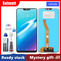 Salmatt หน้าจอ LCD ต้นฉบับ6.22นิ้วสำหรับ Vivo Y81/Y81i/ Y83เครื่องอ่านพิกัดหน้าจอสัมผัสแอลซีดีแสดงผลอะไหล่ประกอบหน้าจอแอลซีดีสำหรับ Vivo Y81 1808 1803 V1732A 1808i Y81i 1812 Y83 1802แอลซีดี