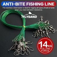 FLYSAND Fishing Wire Leaders Stainless Steel Nylon-Coated Fishing Line Wire Leaders Anti-Bite Fishing Line 20Pcs/Lot Fishing Lines