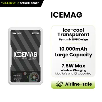 Buy Sharge ICEMAG Magnetic 10000mAh Power Bank