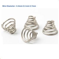 1/3/5pcs Conical Cone Compression Springs Tower Springs 304 Stainless Steel Taper Pressure Spring Wire Diameter 0.4-0.7mm