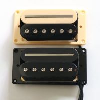 Donlis Humbucker Pickup กีต้าร์ไฟฟ้า DH10พร้อมรางและสกรูหกเหลี่ยมสีดำ/ขาว/สีงาช้างพร้อมกรอบแบน