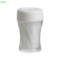 ?【Lowest price】HOMA 200ชิ้น/เซ็ต Soft Plastic double-HEAD แปรงแปรงสีฟัน Oral Care