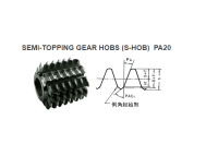 SEMI-TOPPING GEAR HOBS (S-HOB)  PA20  มีดกัดเฟืองลบมุม  เหล็กญี่ปุ่น GT7C พร้อมส่ง