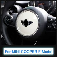 Car Steering Wheel Decorative Cover Center Modification Sticker For BMW MINI COOPER JCW F54 F55 F56 F57 F60 Interior Accessories