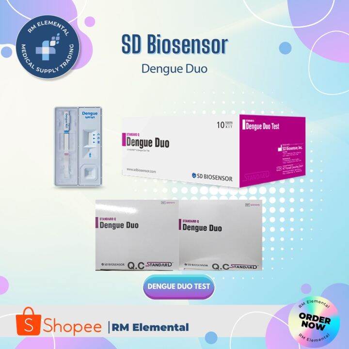 Dengue Duo Test Kit Sd Biosensor Sq Test Lazada Ph