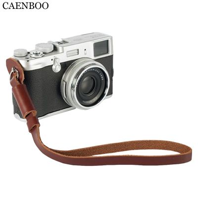 【ขาย】 CAENBOO สากลหนังแท้กล้องข้อมือสายคล้องมือจับสำหรับ Canon Nikon Sony Fuji Leica Mirrorless/slr กล้องดิจิตอล