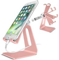 Switch Stand Aluminum Desk Table Holder Cradle Dock iPhone and Android Bracket Portable Universal Desk Stand Compatible with All Mobile Smart Phone Office/Home