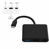 Usb c to HDMI-compatible/USB 3.0/Charging Adapter Type c HDMI-compatible to HDMI-compatible 3.1 Converter Adapter For Macbook