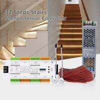 【CW】 Stair Sensor Controller 32 Channel 12V 24V Indoor Stairway Night for Stairs Strip