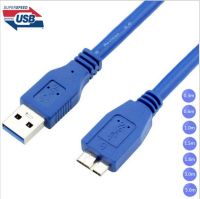 Usb 3.0ประเภท A To Micro B สาย Usb 3.0สายสายเชื่อมเคเบิลข้อมูลความเร็วสูงสำหรับฮาร์ดไดรฟ์เสริมดิสก์ Hdd สำหรับพีซี Lap3m 5เมตร