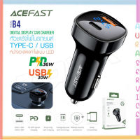 ACEFAST B4 หัวชาร์จ ที่ชาร์จในรถ ชาร์จเร็ว 66W 1ช่องไทป์ซี 1ช่องยูเอสบี Fast Charge Car Charger 66W (1xUSB-C+1xUSB-A) Auraservice