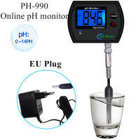 PH-990ออนไลน์ PH Montiors PH Meter ที่ถูกต้องปากกาดิจิตอลกระเป๋าพิพิธภัณฑ์สัตว์น้ำไวน์ปัสสาวะจอแอลซีดี PH Tester วิเคราะห์คุณภาพน้ำ40 ปิด