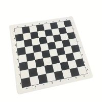 【HOT】▽ Chessboard Leather Pieces Set Board 43x43cm/16.9x16.9inch Checker Folding Checkers Or Shogi Game