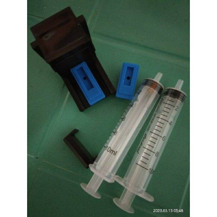 Suction Tool for Refilling Ink to HP/Canon Printer Cartridges w/ 2