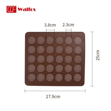 Macaron Silicone Placemat Baking Mat 30/48 Holes Non-stick