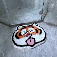 W&amp;H Entry Door Mat Cute Tiger Bedside Cars For kids Room Decor Floor Mat