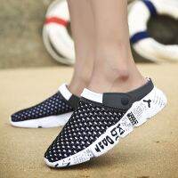 【cw】 QUAOAR 2022 New Men Shoes Slip-on Clogs Sandals Breathable Jogging Sneakers Beach Slippers 【hot】 !