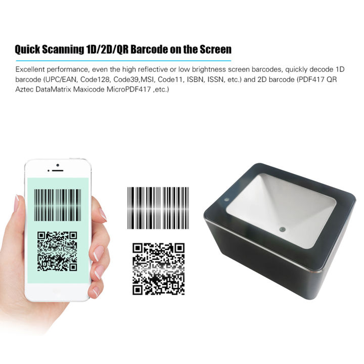 kkmoon-yhd-9800เดสก์ท็อป1d-2d-qr-barcode-scanner-usb-เครื่องอ่านบาร์โค้ด-cmos-ภาพมือฟรีสำหรับมือถือ