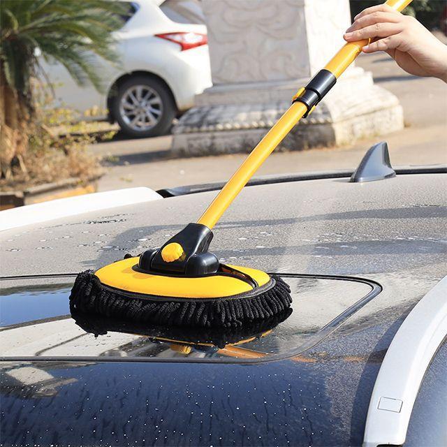 curved-rod-car-wash-mop-artifact-cleaning-tool-brush-soft-hair-long-telescopic