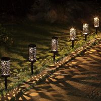 5 Pcs Solar Powered LED Garden Lights, Automatic Led for Patio, Yard Pathway Solar Lights