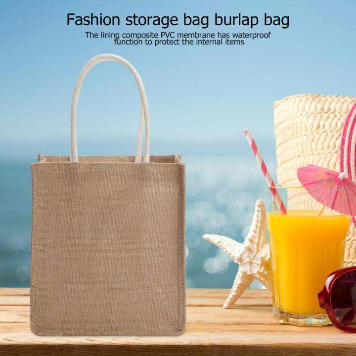 burlap-tote-bags-blank-jute-beach-shopping-handbag-สำหรับงานแต่งงานของชำ