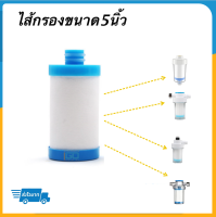 ไส้กรองสำหรับกรองน้ำอเนกประสงค์ ความละเอียด5ไมครอน รุ่นติดตั้งง่าย Mini Water filter (DIY) น้ำหนักเบา ใช้งานง่าย แข็งแรงทนทาน ใช้สำหรับระบบกรองน้ำเครื่องซักผ้า เครื่องทำน้ำอุ่น ระบบน้ำในบ้าน