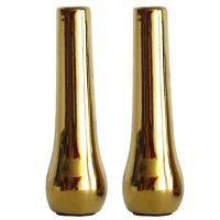 Nordic Home Office Desktop Decoration Luxury Vases Plated Gold Vase Dried Flower Vase Ceramic Vase Modern Mini Vase