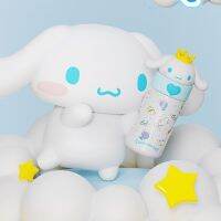 แฮปปี้สเตนเลสสตีล Cinnamoroll Kuromi ถ้วยน้ำร้อน350มล. กระติกน้ำสูญญากาศเมโลดี้สูญญากาศพุดดิ้งอะนิเมะแบบพกพากระบอกน้ำเด็ก