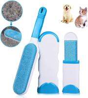 Updated Hair Remover Brush Dog Cat Hair Remover with Self-Cleaning Base Efficient Double Sided Animal Hair Removal Tool