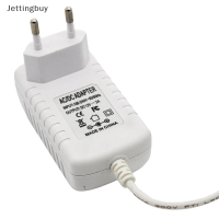 Jettingbuy】ขายไฟปลั๊กไฟอะแดปเตอร์สากล DC 12V 2A,แถบไฟ LED สายปลั๊ก LED ยุโรปแสงบาร์แสงตัวขับ LED