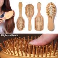 1PC Wood Comb Professional Healthy Paddle Cushion Hair Loss Massage Brush Hairbrush Comb Scalp Hair Care Healthy bamboo comb