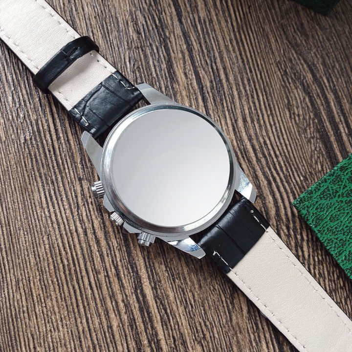 นาฬิกาไม่มีโลโก้แบรนด์สติกเกอร์นักเรียนชายสามารถพิมพ์บนหน้าปัดได้-logo-สายหนังนาฬิกาผู้ชายอินเทรนด์นาฬิกาคู่รักผู้หญิง