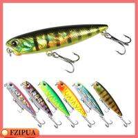 FZIPUA 65 มม./100 มม. 5.5g/14.3g มีประโยชน์ เหยื่อปลอม Tackle เหยื่อลอยน้ำ Minnow Lures เบ็ดตกปลา ล่อดินสอ ล่อหล่อยาว