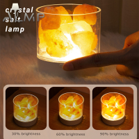 Lava Lamp Natural Himalayan Salt Lamp Led Lamp Air Purifier Indoor Warm Light Table Lamp Bedroom Light USB Lamp