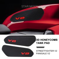 Side Fuel Tank For Ducati Streetfighter V2 Panigale V2 2020- pad Tank Pads Protector Stickers Decal Gas Knee Grip Traction Pad