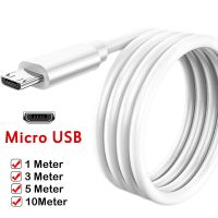 1/3/5/10m Micro USB Extension Cable Data Sync USB Charger Cable for Android Phone Tablet Camera Ultra Long Micro USB Charge Cord Wires  Leads Adapters