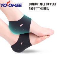 Yoomee 1 Pair Perforated Heel Covers Indoor Foot Cover Ankle Support Heel Protective Socks Warm Socks Wrapped Heel Pad