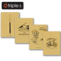 Triple3 สมุดปกอ่อนหนา 16K-22K (NOTEBOOK) 1 เล่ม