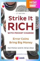 (NEW) หนังสืออังกฤษ Strike It Rich with Pocket Change : Error Coins Bring Big Money [Paperback]